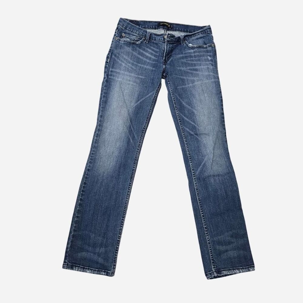 Levi-s Women's Blue and Navy Jeans